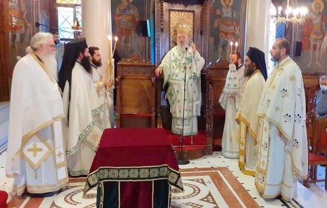 ΧΑΛΚΙΔΑ: Στο ναό του Αγίου Δημητρίου ο Μητροπολίτης για την γιορτή του Σταυρού