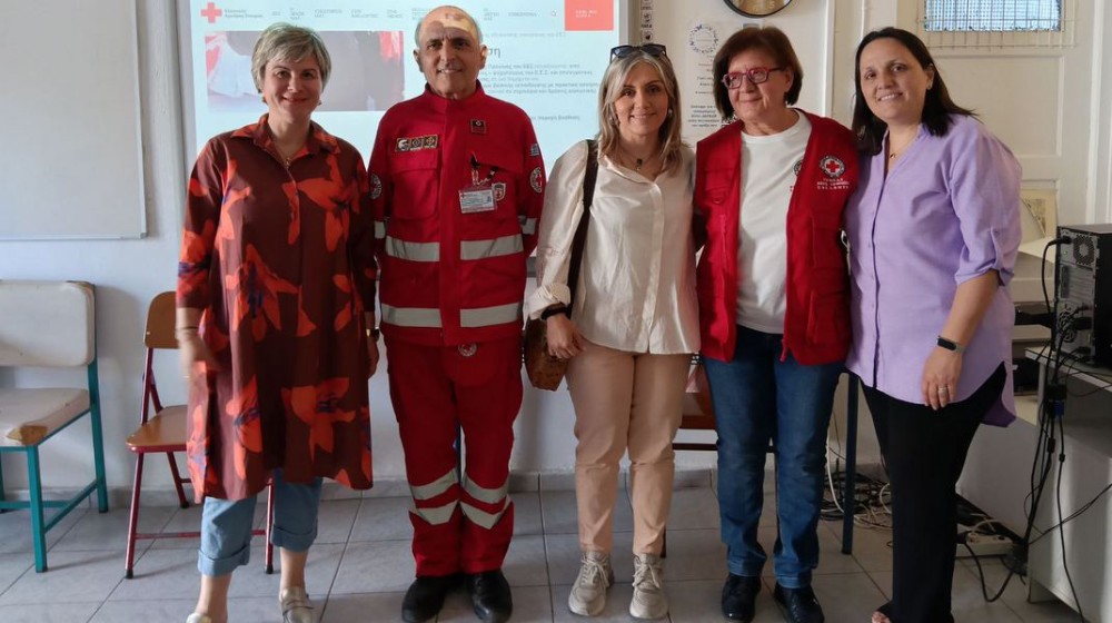 Μήνυμα εθελοντισμού από τον Ελληνικό Ερυθρό Σταυρό στο 2ο Γυμνάσιο Χαλκίδας