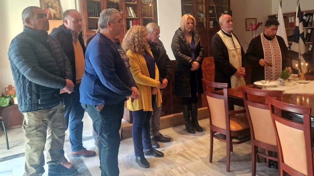 ΔΗΜΟΣ ΧΑΛΚΙΔΕΩΝ: Τυχερός ο Προκόπης Καρβελάς στην κοπή της πίτας της Δημοτικής Ενότητας Ληλαντίων