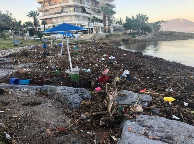 ΑΡΤΑΚΗ: Απίστευτο το θέαμα στην πλαζ της Φανερωμένης μετά την κακοκαιρία