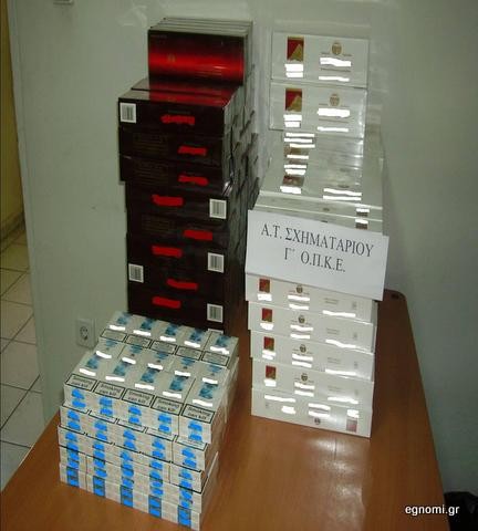 Κουβαλούσε 1150 πακέτα λαθραία τσιγάρα