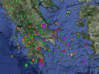 Κουνήθηκαν στην Ιστιαία από σεισμό 3,9 ρίχτερ