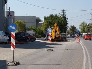 Tρελό μποτιλιάρισμα στο ρεύμα προς Aρτάκη