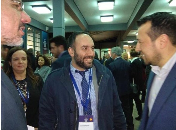 Ο Δήμαρχος Σκύρου πήγε στους Δελφούς για επαφές και φωτογραφίες