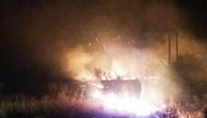 Το τρένο ...άναψε φωτιά!