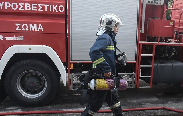 Άσκηση της Πυροσβεστικής Υπηρεσίας Χαλκίδας σε επιχείρηση της Ριτσώνας