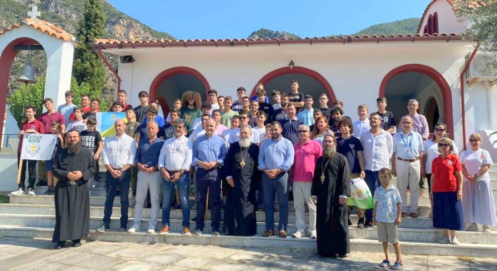 Στις κατασκηνώσεις της Μητρόπολης Χαλκίδας ο περιφερειάρχης Φάνης Σπανός