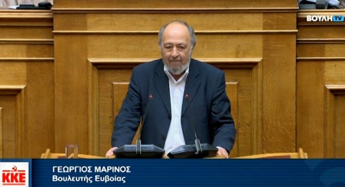 Περιοδεία του Γιώργου Μαρίνου στο Μαντούδι