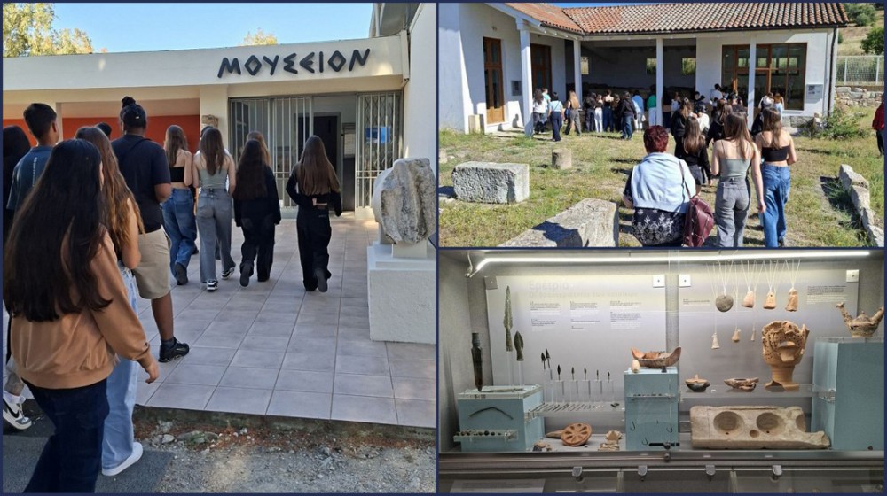 Στα βήματα της αρχαίας Ερέτριας οι μαθητές του Γυμνασίου Καθενών