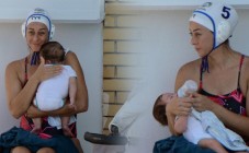 Μαρκέλα Πλούμη: Μητέρα-αθλήτρια του πόλο βγήκε αλλαγή για να ταΐσει το μωρό της