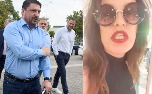 Η έξαλλη Θεσσαλονικιά Ιωάννα Κουσκούση μπουγέλωσε τον Χαρδαλιά