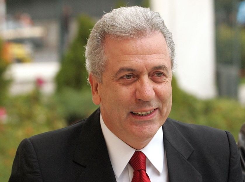 Ο Δημήτρης Αβραμόπουλος στη Χαλκίδα