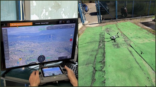 Drone στη μάχη της πυροπροστασίας στον Δήμο Διρφύων – Μεσσαπίων