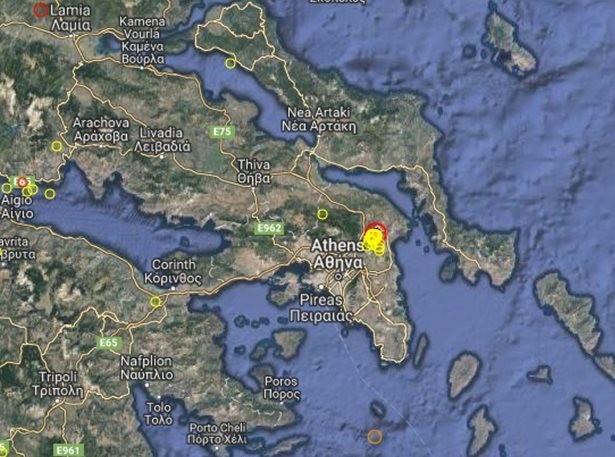 Ισχυρός σεισμός στην Αττική ταρακούνησε τη Χαλκίδα