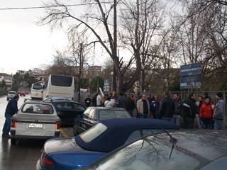 Ευβοείς απεργοί στο συλλαλητήριο της Αθήνας