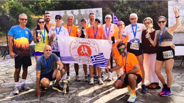 Σάρωσε τα κύπελλα ο Σύλλογος Δρομέων Εύβοιας στον Δρόμο Θυσίας Κακολυρίου