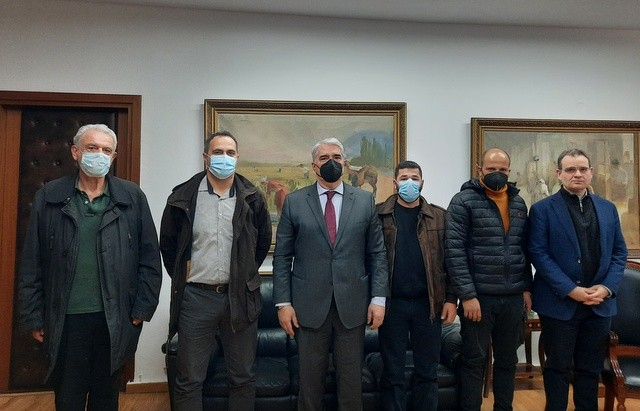 Συνάντηση του Σίμου Κεδίκογλου με εκπροσώπους του Συνεταιρισμού κτηνοτρόφων Βόρειας Εύβοιας