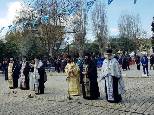 ΧΑΛΚΙΔΑ: Η Εκκλησία γιόρτασε με λαμπρότητα την εορτή του Ευαγγελισμού και την εθνική επέτειο (φωτό)