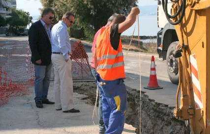 Ξεκίνησαν οι εργασίες του αποχετευτικού δικτύου της Αρτάκης