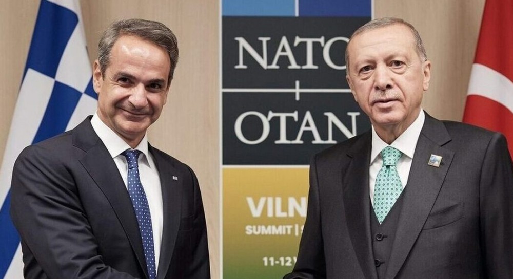 Συναντήθηκαν Μητσοτάκης και Ερντογάν - Ο διάλογος μπροστά στις κάμερες