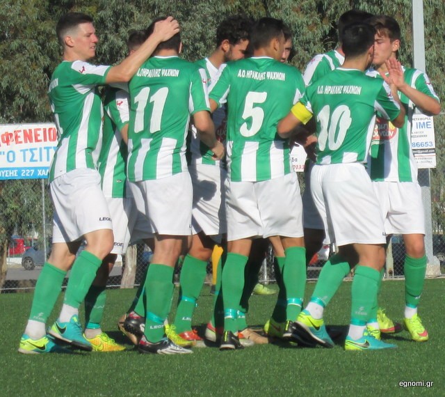 ΑΕΚ ΧΑΛΚΙΔΑΣ-ΗΡΑΚΛΗΣ ΨΑΧΝΩΝ 1-3: Στο α' ημίχρονο ψαχνόταν, στο β' ημίχρονο δεν πιανόταν