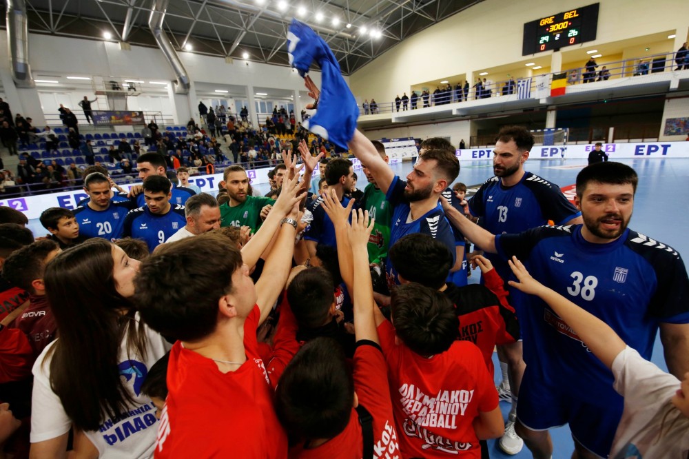 ΕΘΝΙΚΗ ΧΑΝΤΜΠΟΛ: Νικηφόρο ξεκίνημα με το Βέλγιο στη γούρικη Χαλκίδα