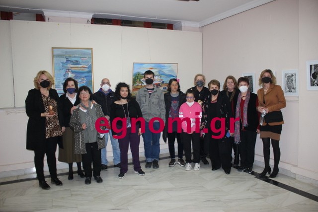 ΑΝΘΡΩΠΟΣ ΕΛΠΙΔΑ ΠΟΛΙΤΙΣΜΟΣ: Εγκαινιάστηκε η έκθεση με έργα των Λαδογιάννη-Φλέγγα