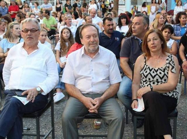 Στο 1ο ΕΠΑΛ Χαλκίδας ο Γιώργος Ακριώτης για την τελετή λήξης της σχολικής χρονιάς