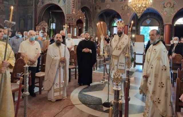 ΧΑΛΚΙΔΑ: Ο Επίσκοπος Ωρεών στη γιορτή των Παμμεγίστων Ταξιαρχών